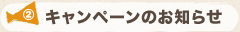 キャンペーンのお知らせ