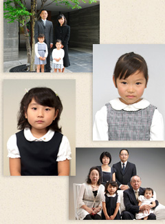 お受験用家族証明写真　レスキューキャンペーン
