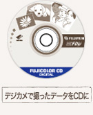 デジカメで撮ったデータをCDに