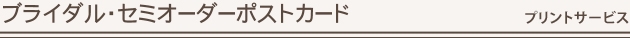 セミオーダーポストカードは豊富なデザインの中からお選びいただけます。