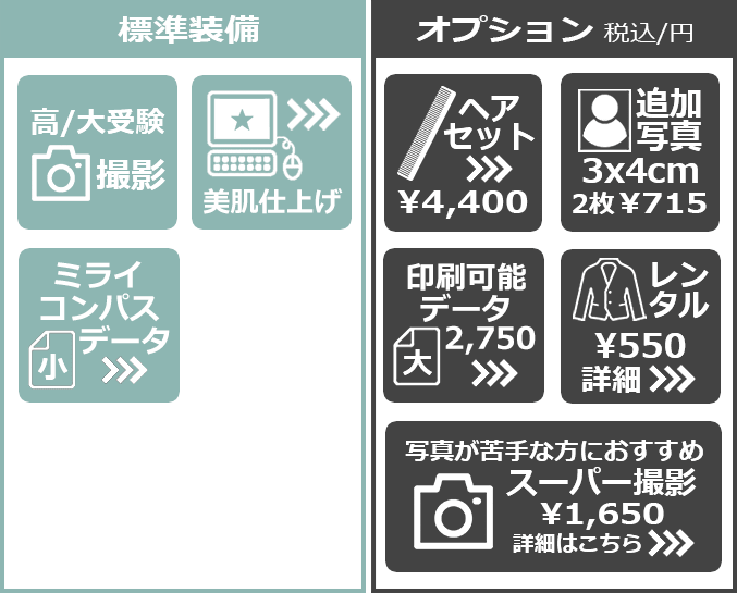 データプラン 標準装備 オプション税込/円