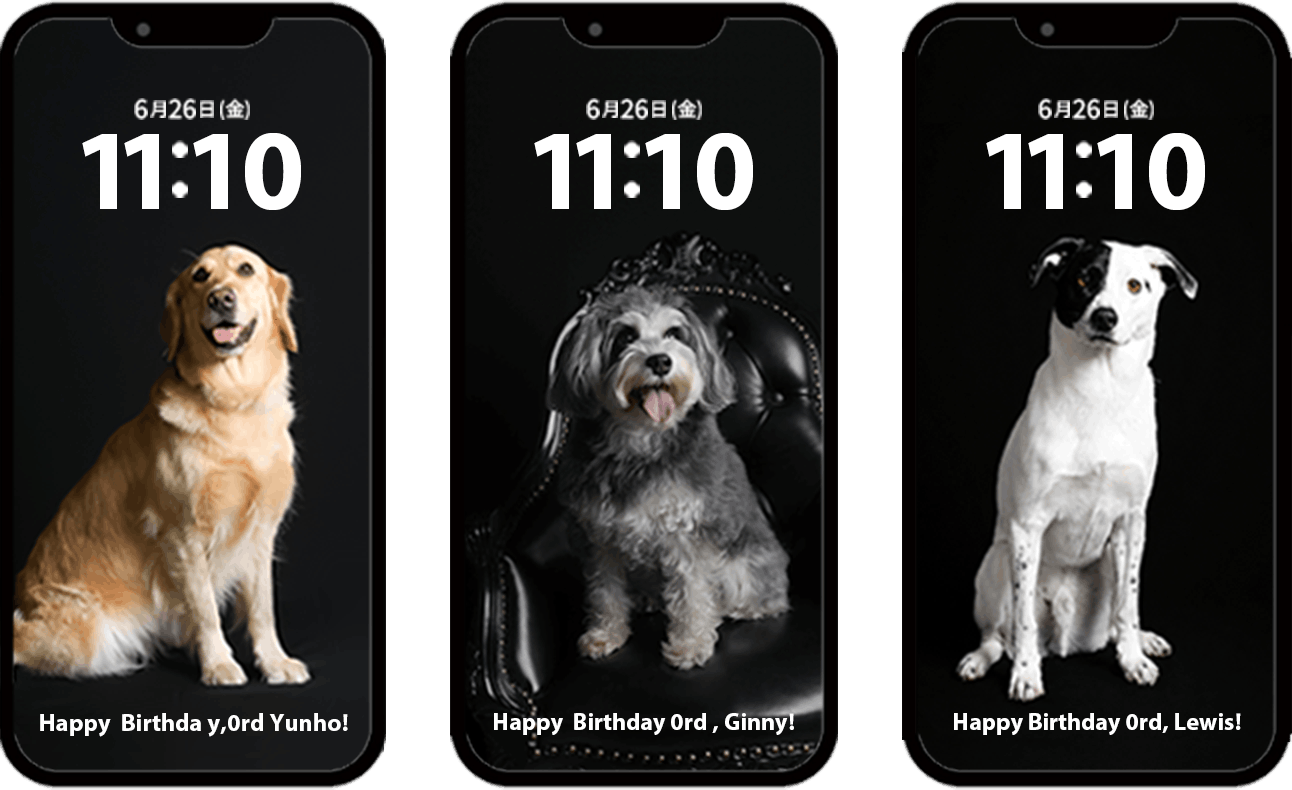 待ち受けデータ（スマホ壁紙）サンプル
