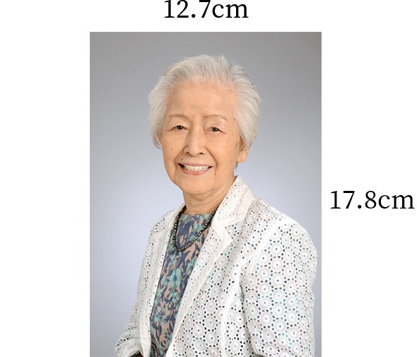 女性 イメージ写真 横12.7×縦17.8cm